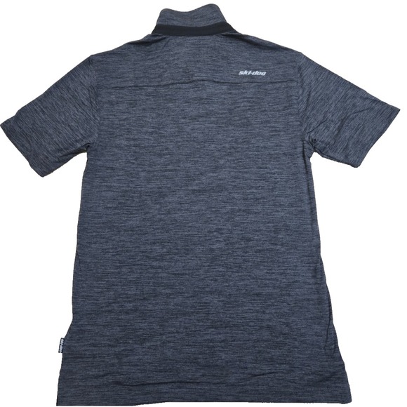 Ski-Doo Tech Polo Men's Medium Charcoal Grey NWT - Picture 6 of 10